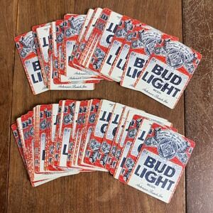 Anheuser-Busch Bud Light VINTAGE Playing Cards Full Deck in‎ Box